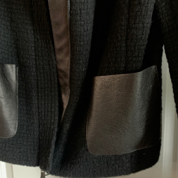 NWT VINCE Tweed/Leather (M/10) - Picture 10 of 12